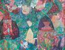 «Весенняя коллекция русских самоваров на ярмарке в Лейпциге». Триптих, средняя часть